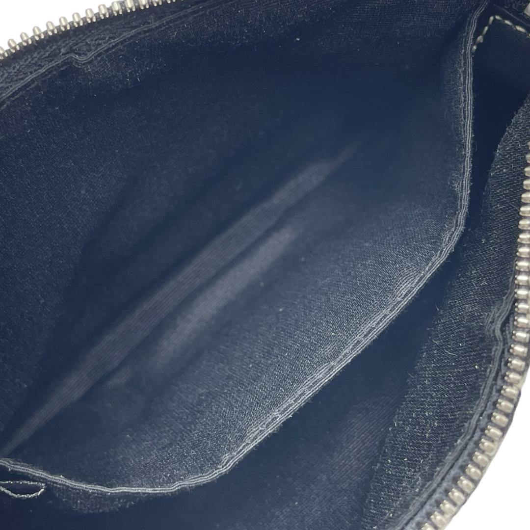 COACH 7728 千鳥柄 アクセサリーポーチ ハンドバッグ ウール レザー