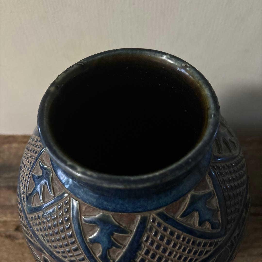 琉球　古典焼　小壺　④ 壺屋焼　やちむん　古民芸　アンティーク　骨董　検:李朝.