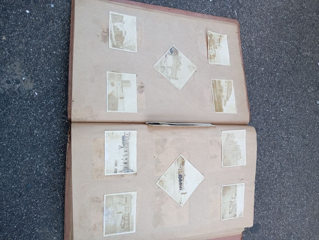 満州の古い写真７０枚、貼り付け、戦争、戦前、生写真