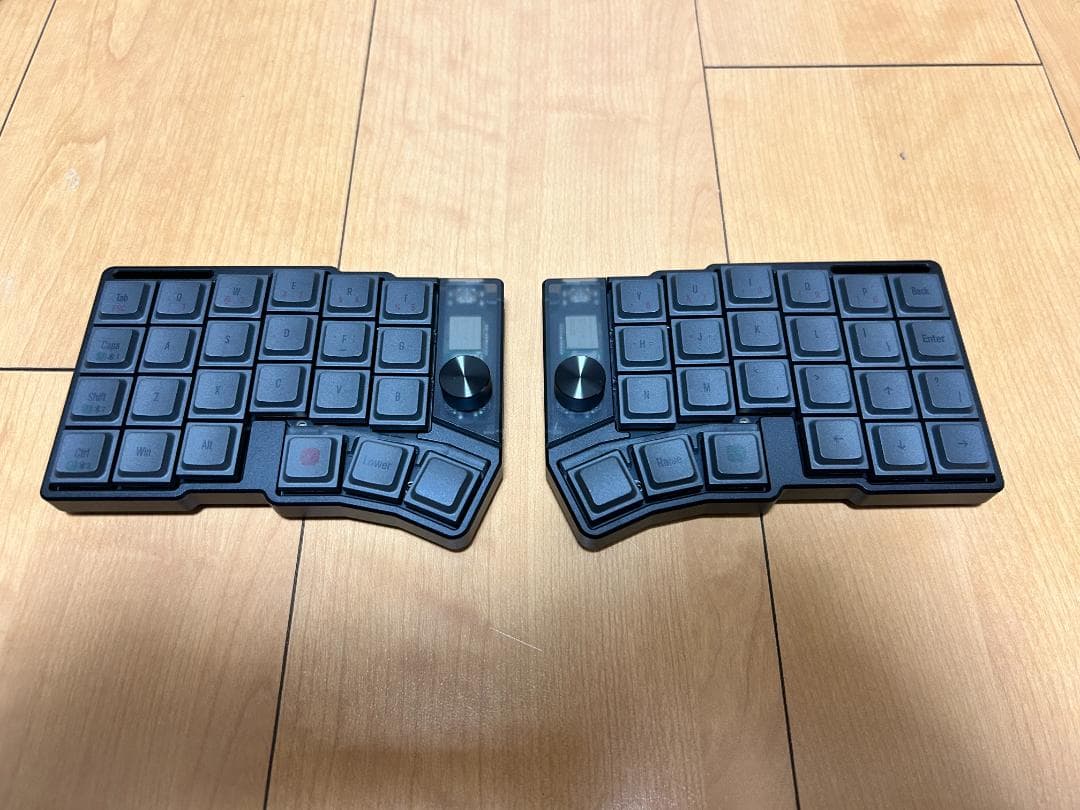 お*。様 Cornix LP 無線分割キーボード(New Black)