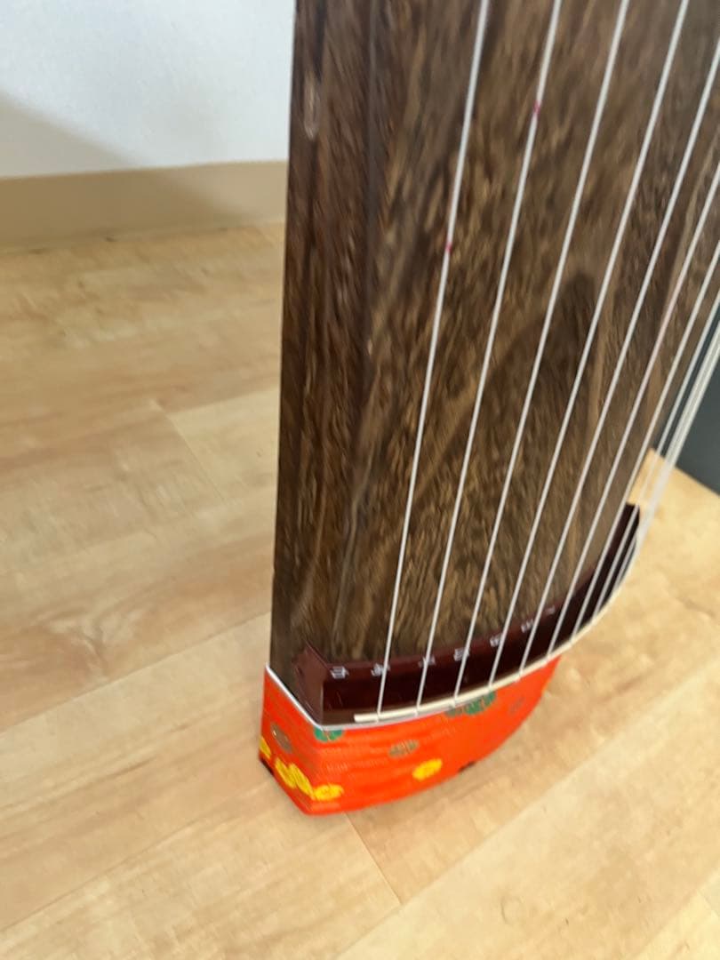 ②琴 13弦 日本 伝統的 楽器 和楽器 弦楽器 和琴 木製 13 琴柱10本