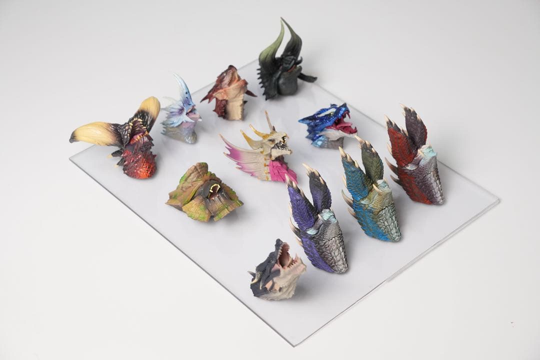 モンハン 1番くじ ヘッドマグネット コンプリートセット 【11体】