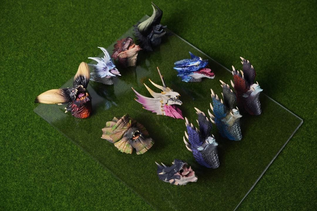 モンハン 1番くじ ヘッドマグネット コンプリートセット 【11体】