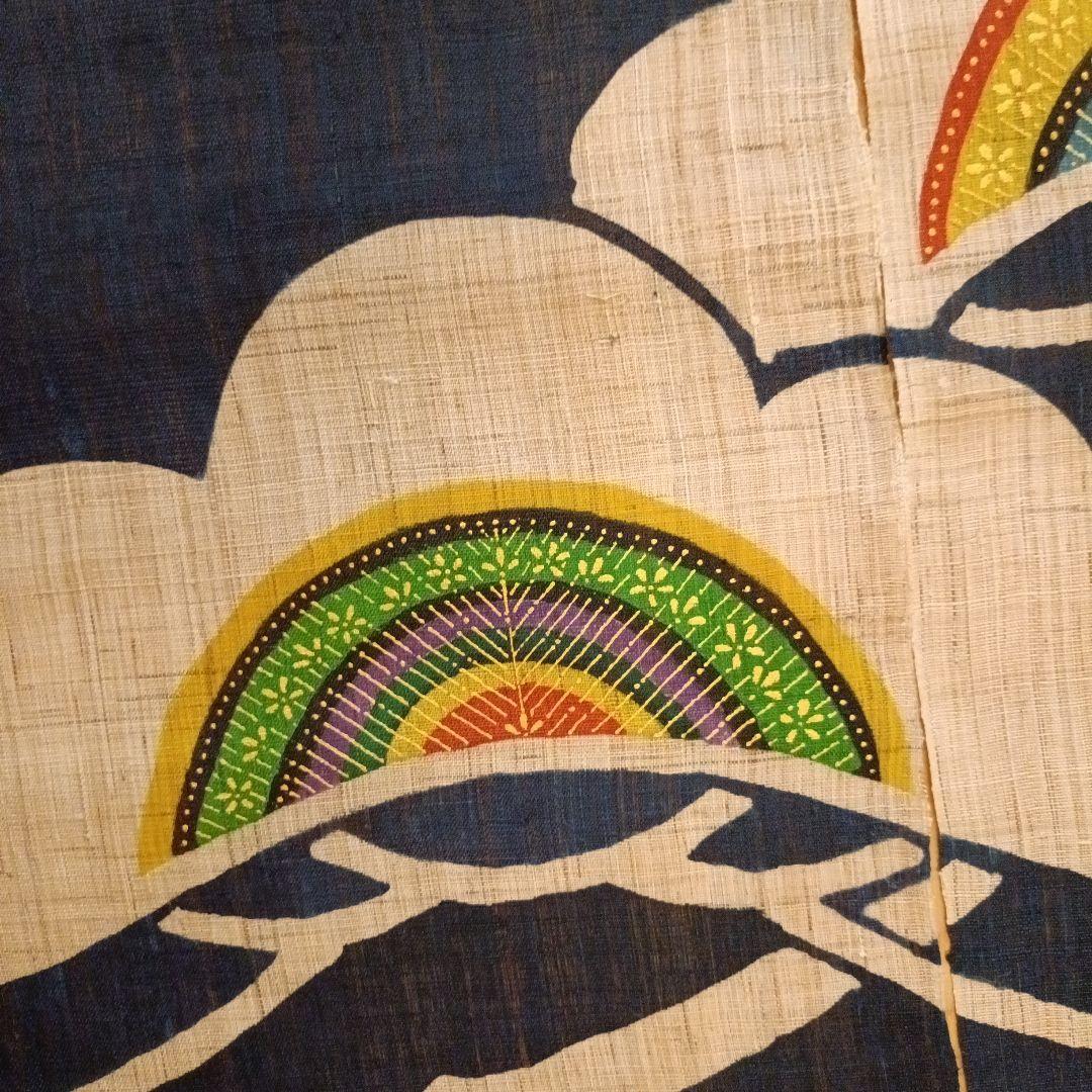 【新品未使用】田尾日出郎（たおひでお）「アトリエがらや」暖簾