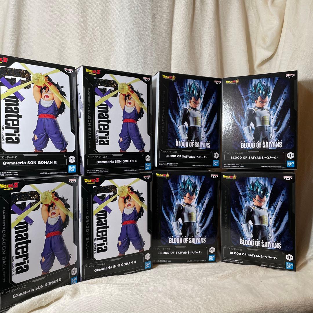 【未開封8個セット】孫悟飯とベジータ プライズ まとめ売り