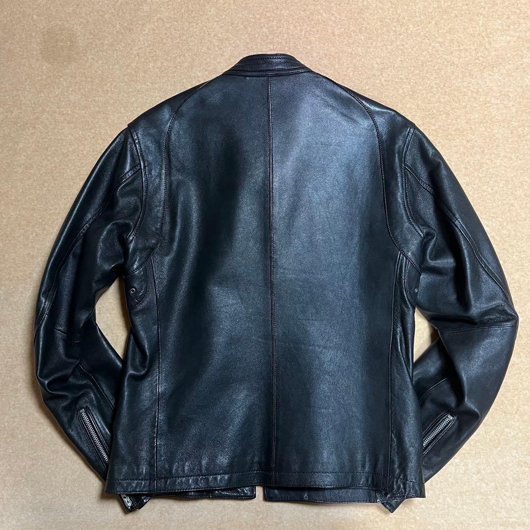 BEAUTY&YOUTH シングルライダース レザージャケット ブラック