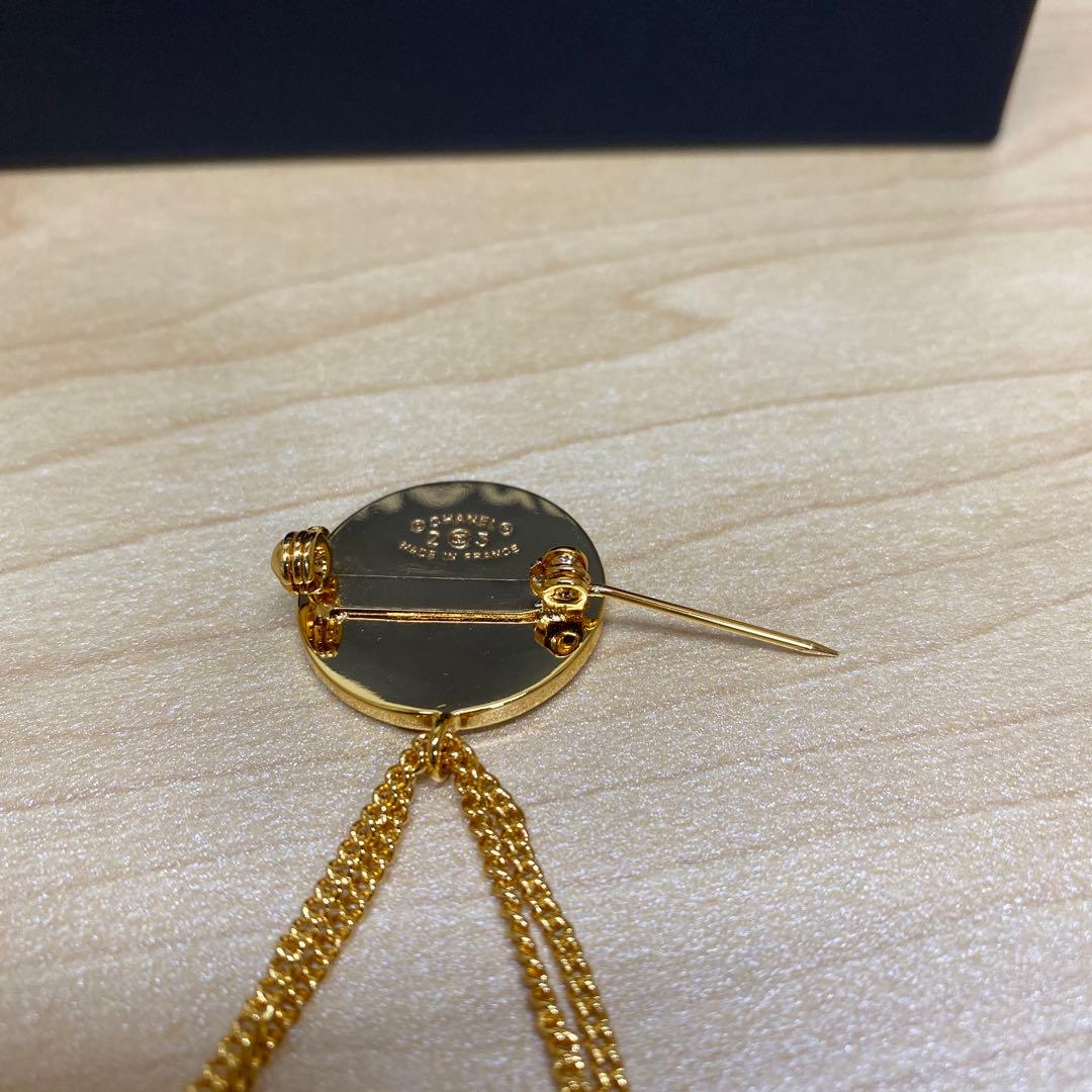 CHANEL シャネル　ブローチ　ココマーク　マトラッセ　バッグ　ゴールド
