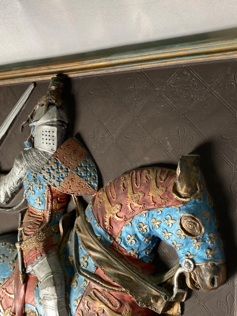 1704❣️ エドワード３世 レリーフ壁掛け彫刻