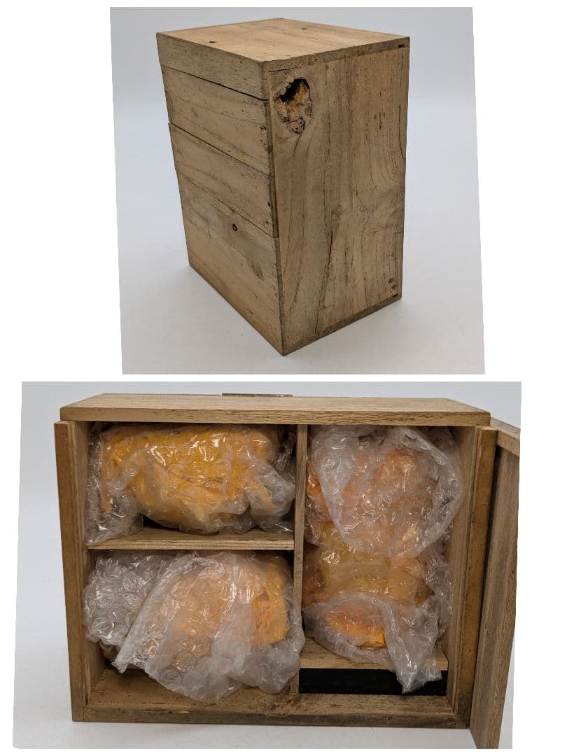 藤田龍峰 青備前石目煎茶器（宝瓶・湯冷まし・煎茶碗5客） 合箱合布 備前焼 急須