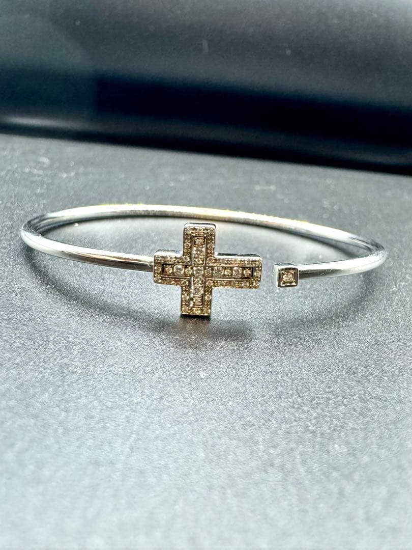 DAMIANI ベルエポック クロス バングル ダイヤ ブレスレット ダミアーニ