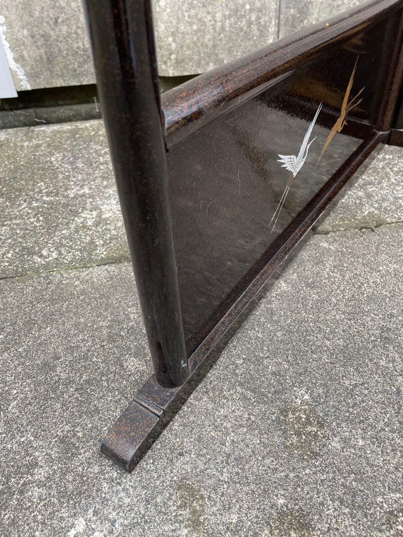 稀少/古道具/当時物/無垢材/木製/衣紋掛け/衣桁/着物掛け/25