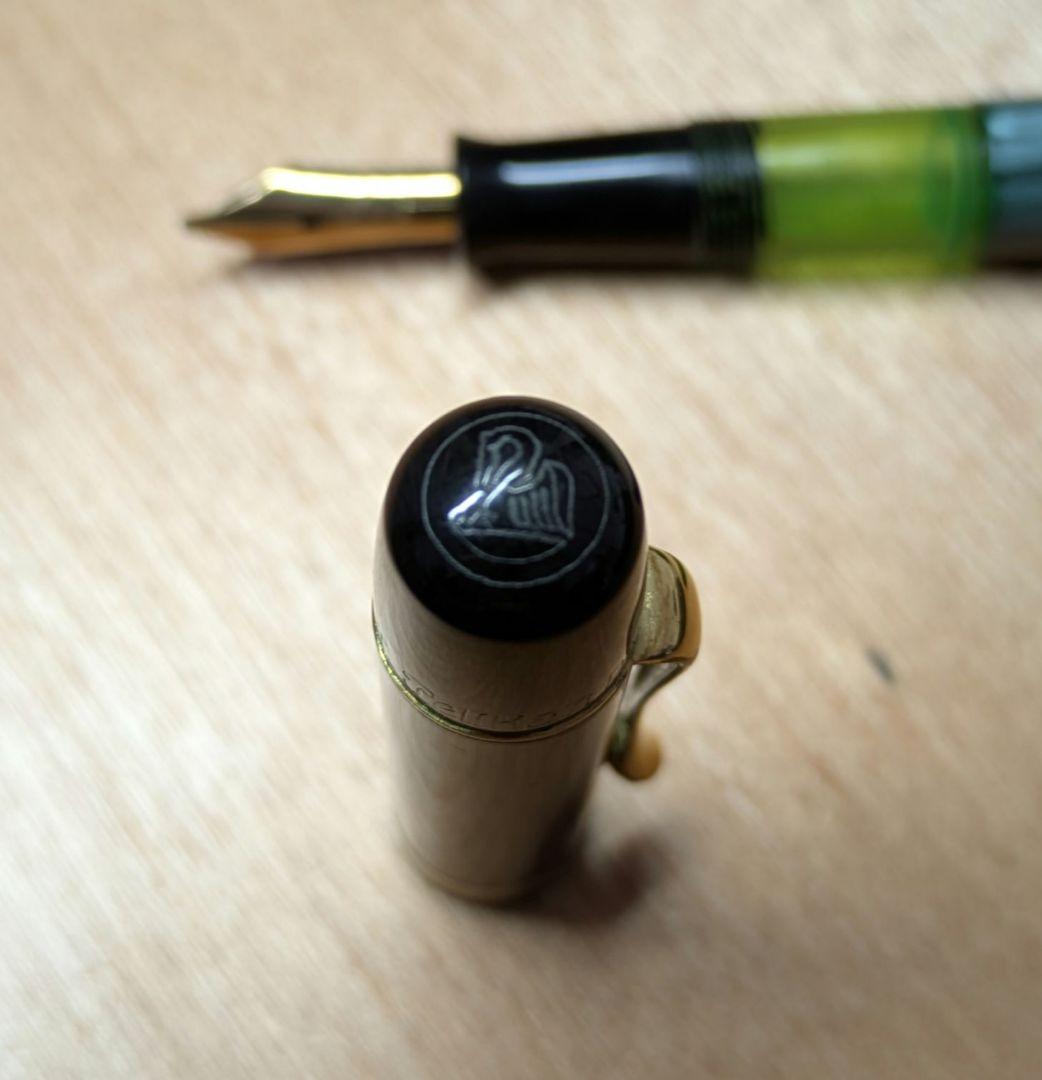 ペリカン万年筆 100 グリーンマーブル 1938-40年代？