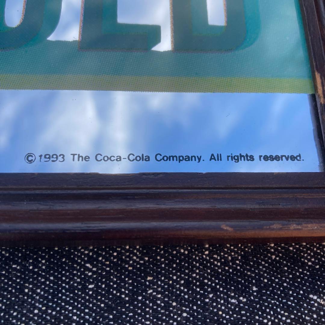 1993 Coca-Cola コカコーラ パブミラー アメリカンインテリア