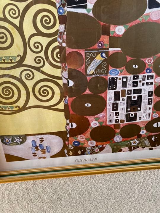インテリア アート 額 グスタフ・クリムト画 「抱擁」