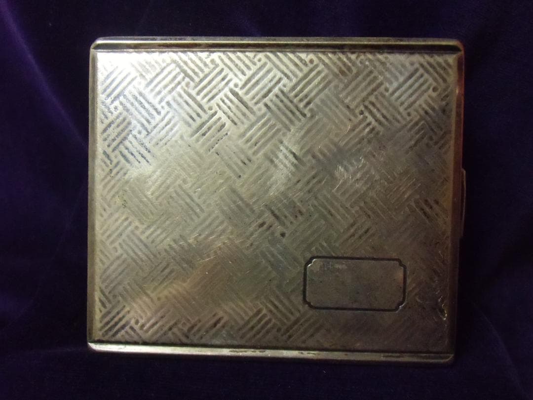 ⊞ドイツ軍＊歩兵第１７連隊優秀射撃者授与シガレットケース（実物）