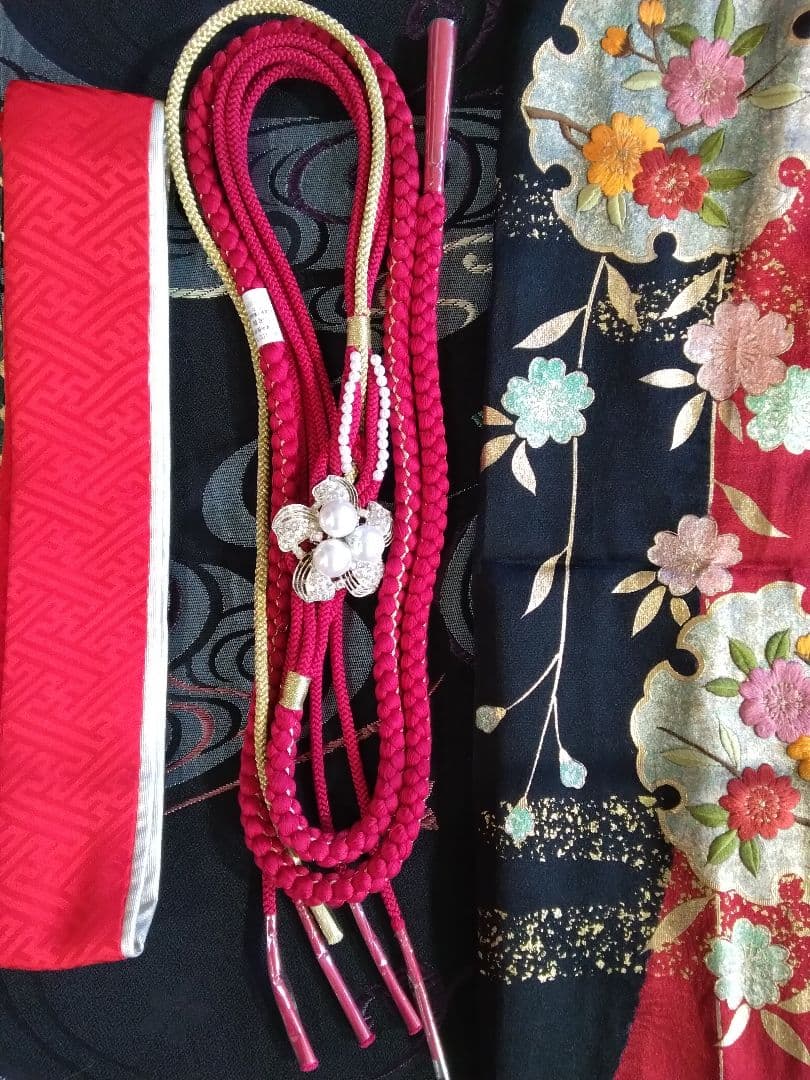 振袖フルセット、正絹振袖成人式、重ね衿、帯揚げ帯締め、袋帯、長襦袢、ガード加工