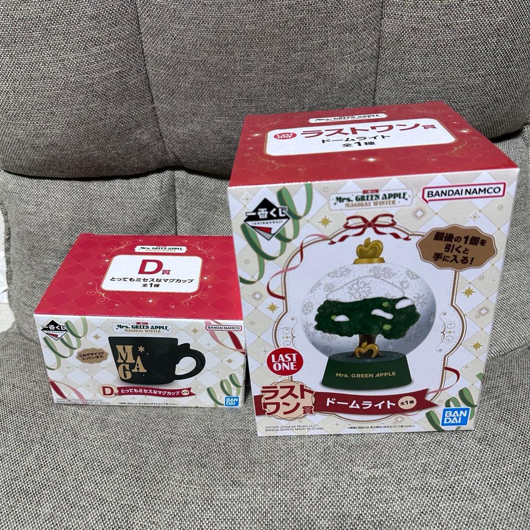 一番くじ Mrs. GREEN APPLE D賞マグカップ ラストワン賞セット