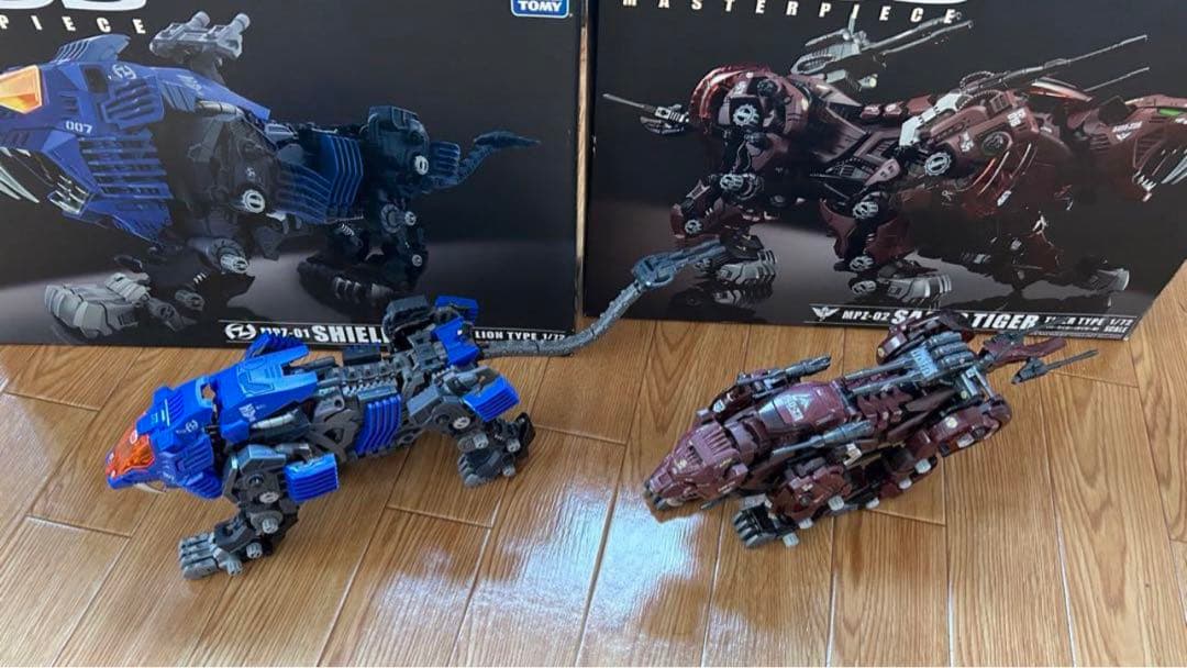 マスターピースゾイド【シールドライガー・セイバータイガー】