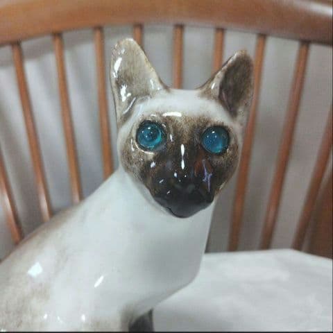 シャム猫、ウィンスタンレイキャット（ケンジントンキャット）サイズ３、ビンテージ品