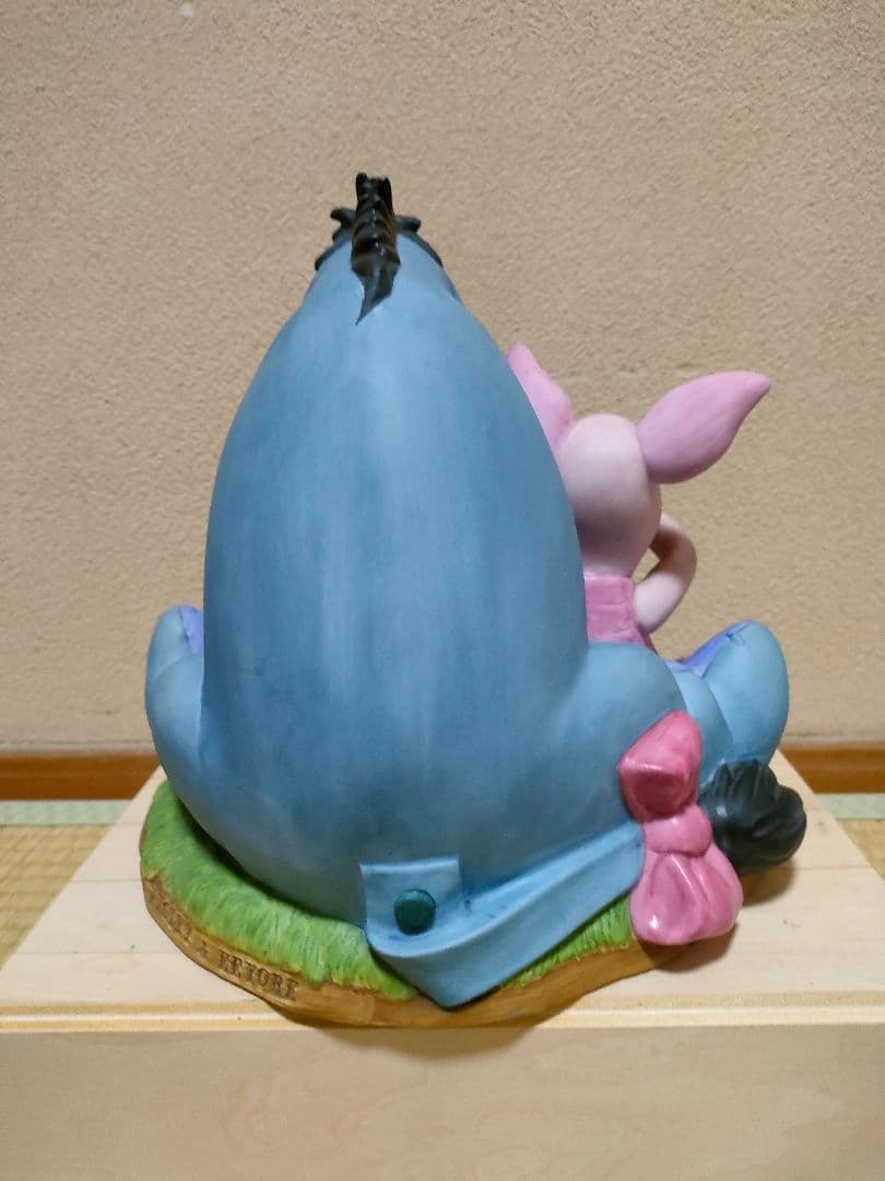 レア　スタチュー　ディズニー　ピグレット＆イーヨー　加藤工芸　置物　インテリア