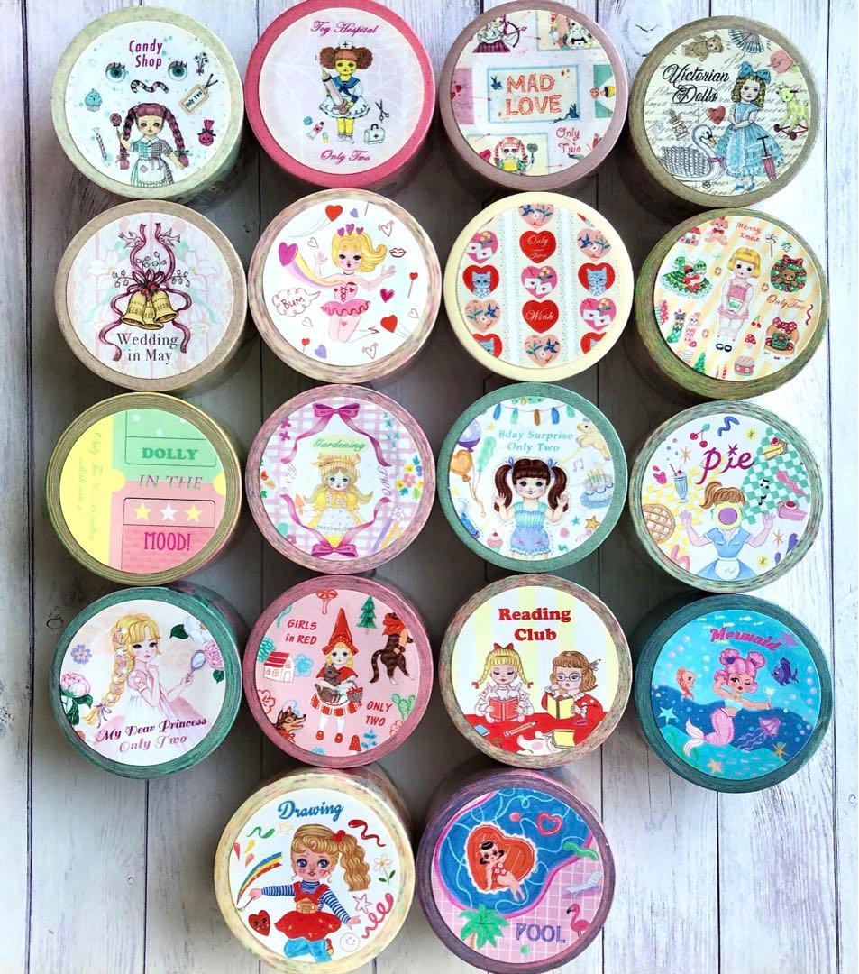 海外作家マスキングテープ39巻セット　OnlyTwo 閣樓日　Lovely徐徐