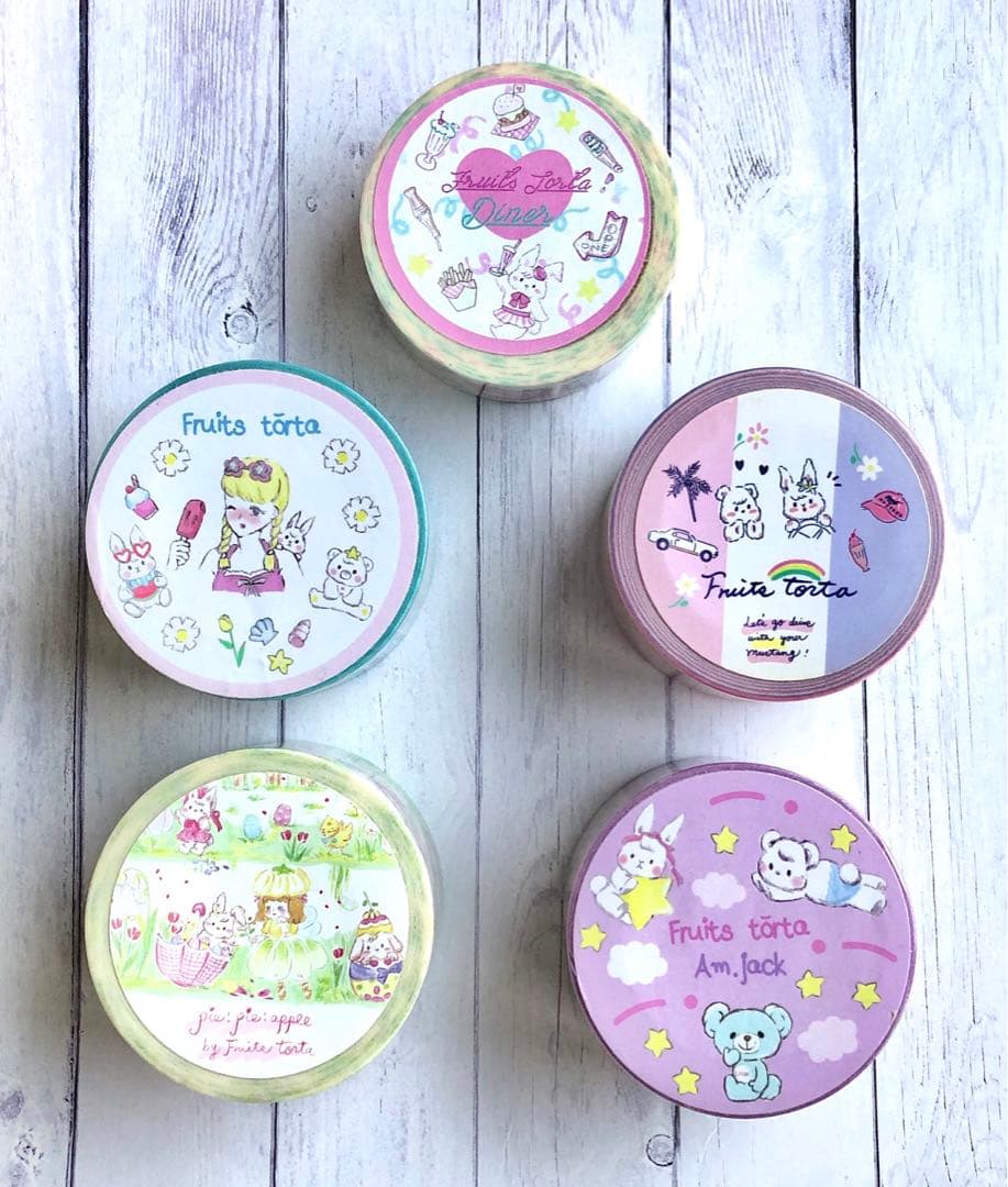 海外作家マスキングテープ39巻セット　OnlyTwo 閣樓日　Lovely徐徐