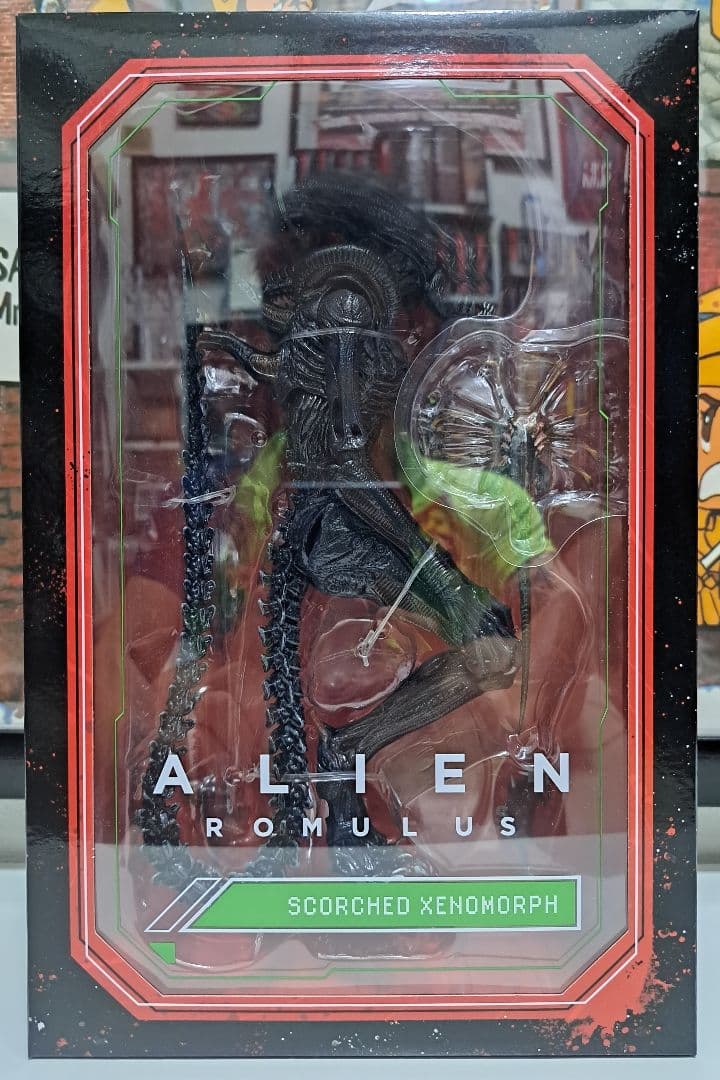 新品未開封 NECA ネカ エイリアンロムルス スコーチドゼノモーフ