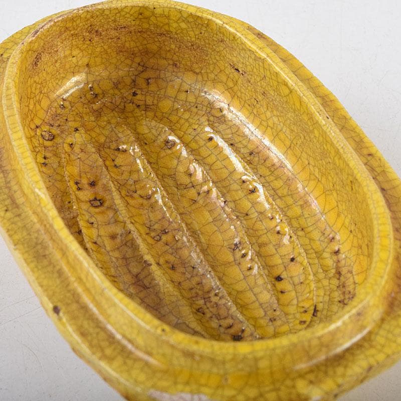 茶道具　永楽善五郎造　黄交趾　獅子形香合　共箱　M　R9339