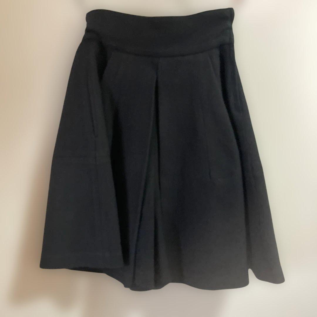 セブンテンバイミホカワヒト ハイウェストフレアキュロットXS