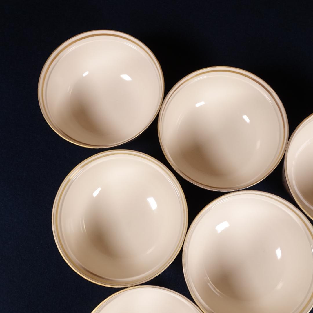 豪華絢爛 京焼 良斎作 金銀彩 蓋碗 蓋茶碗 6客