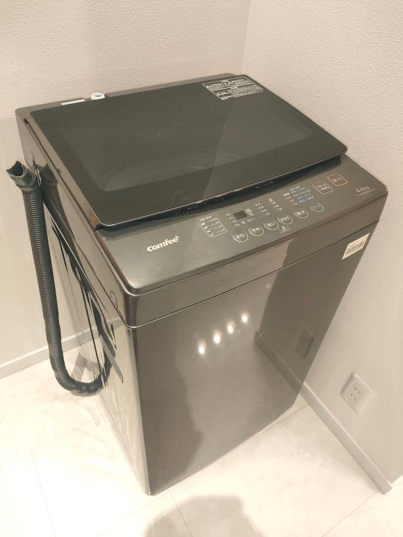 【2024年製】コンフィー　全自動電気洗濯機 6kg　CAC06EW60