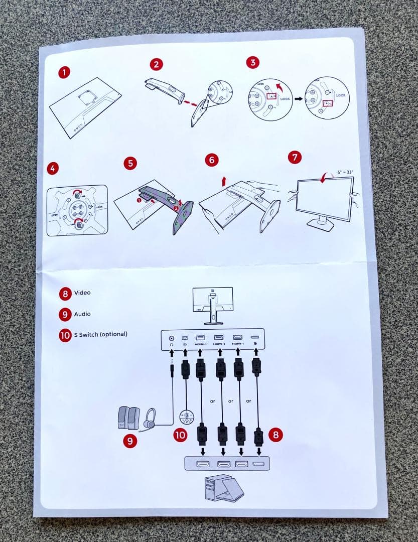 BenQ Zowie 24インチゲーミングモニター XL2411K