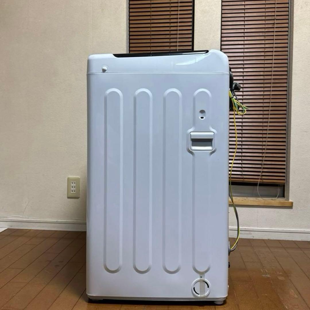 極美品 ELSONIC 2024年製 洗濯機 しわケア脱水 簡易乾燥機能付