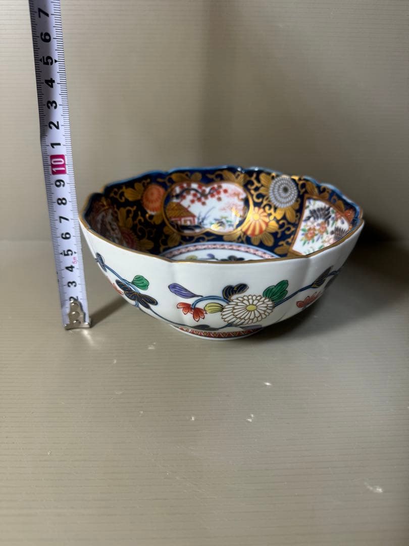 2419 其泉作 琳派古伊万里 金襴手 鉢　金彩