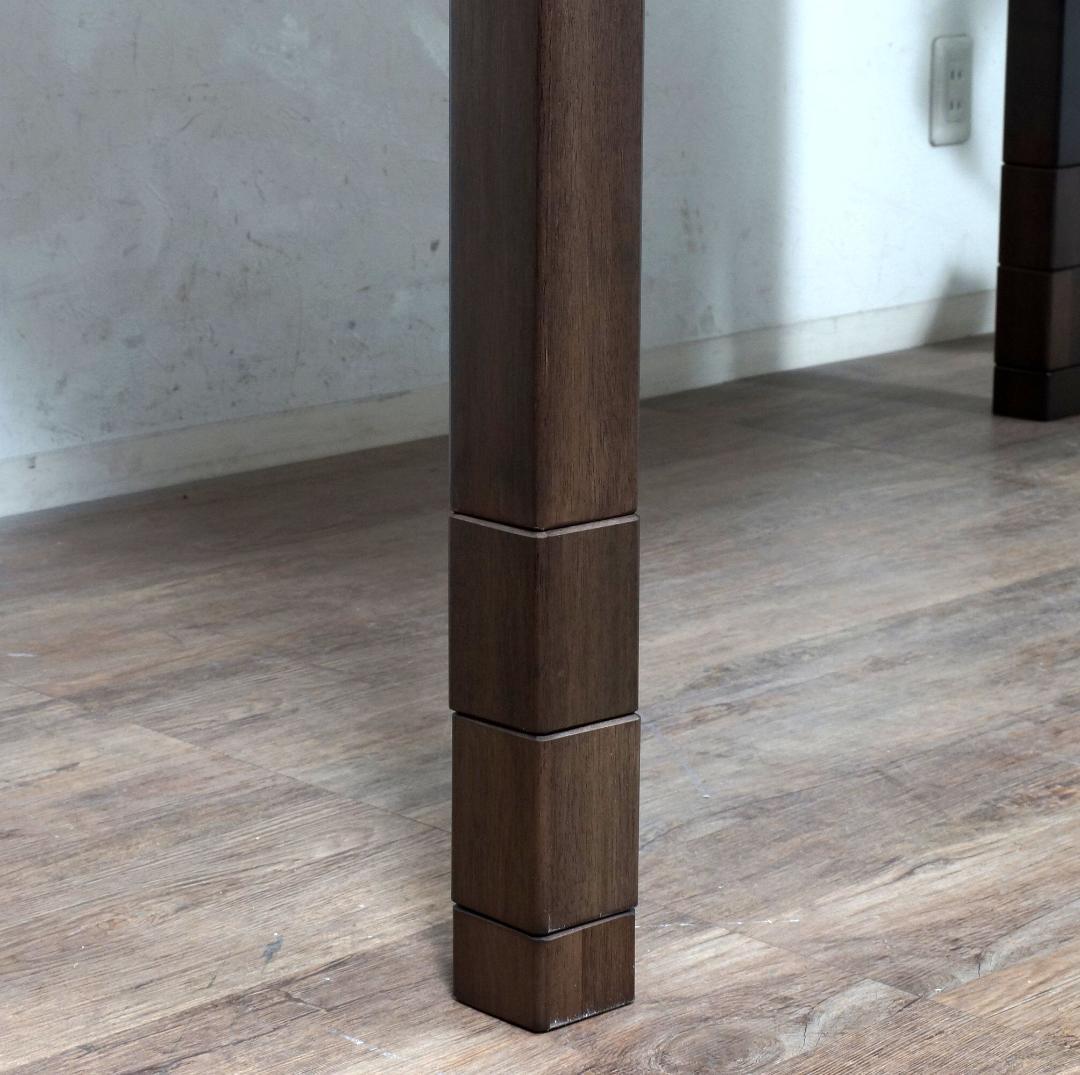 あんち　ダイニングコタツ135×80　高級こたつ椅子2脚　3点セット