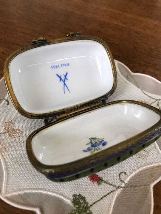 Meissen マイセン アンティーク小物入れ