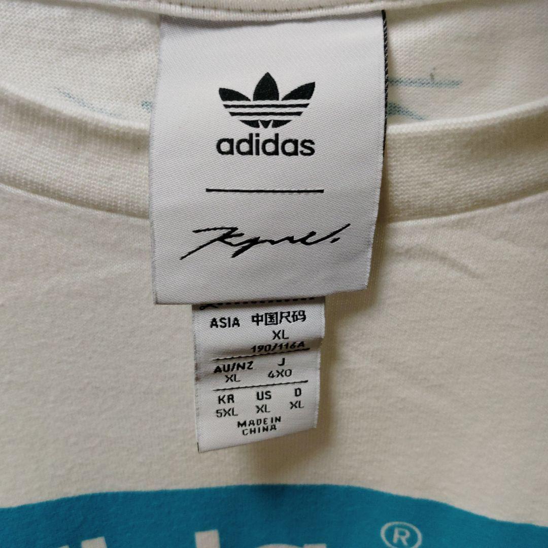y*a様 adidas KYNE Tシャツ XL ホワイト　激レア　新品未使用品