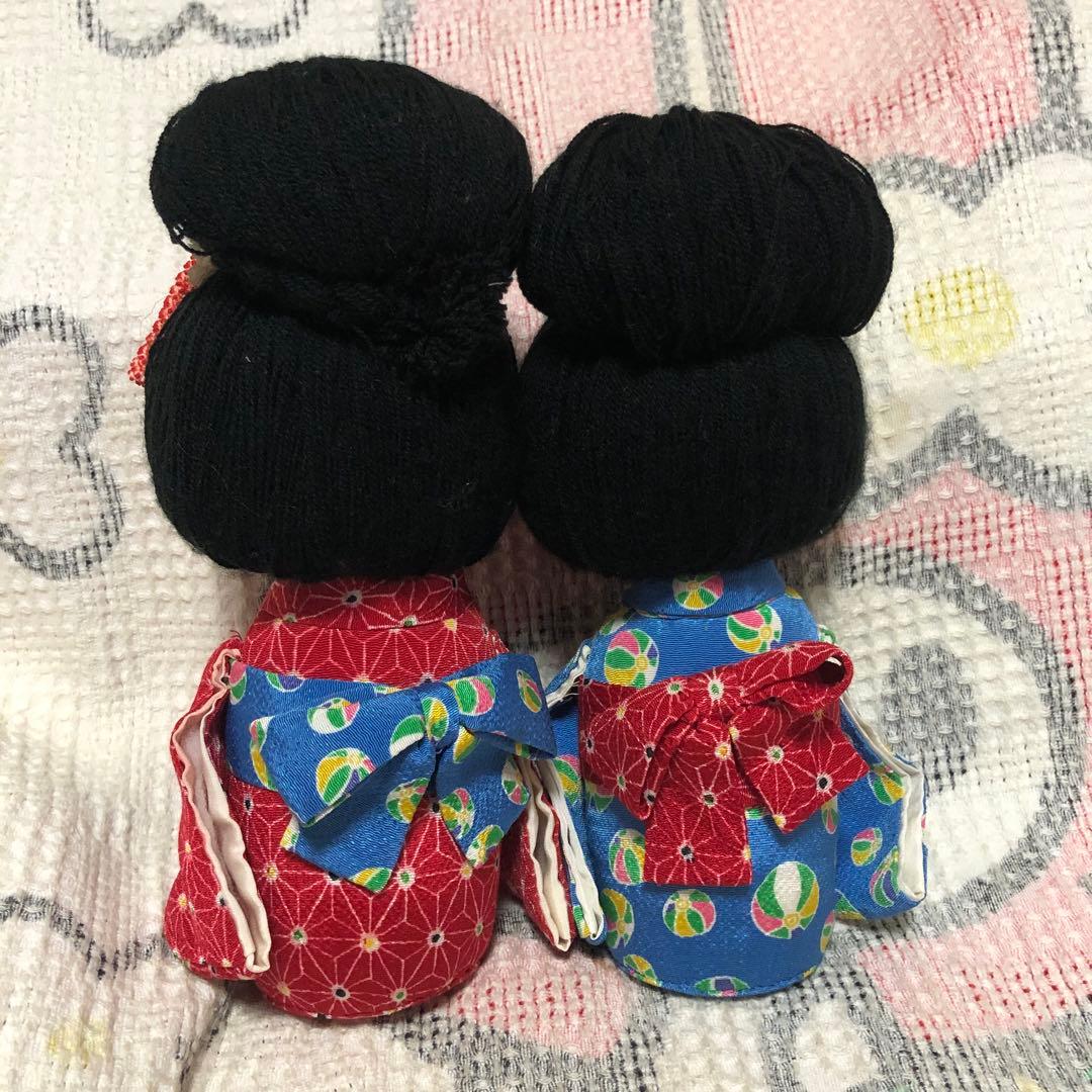 米山京子　米山京子風　和服　着物　人形　3体セット　中古品