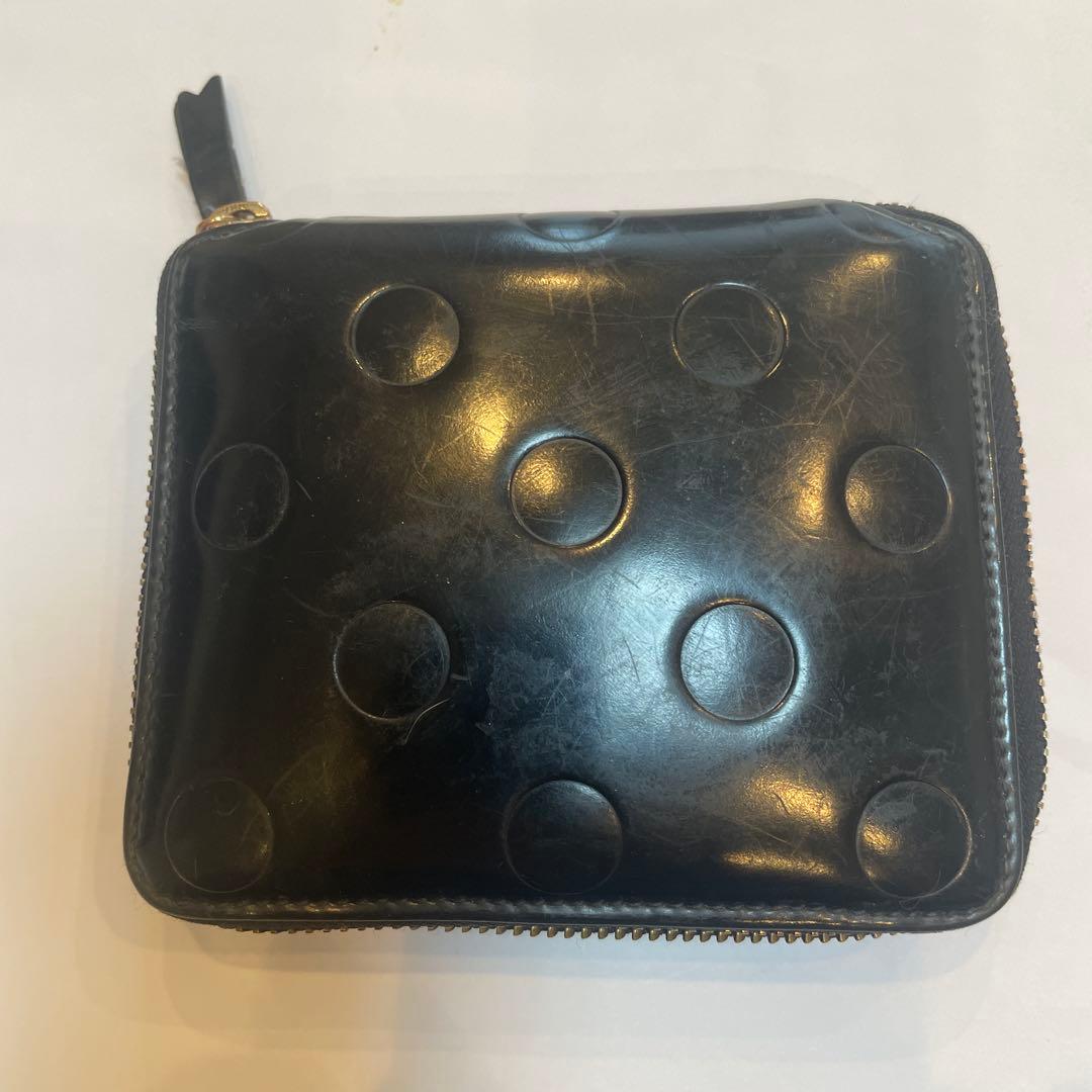 COMME des GARCONS/コムデギャルソン 二つ折り財布 ポルカドット