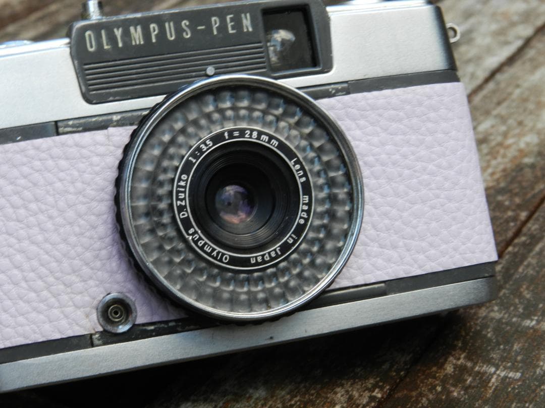 極美品　OLYMPUS PEN EE-2 紫 オリジナル　ハーフフレイムカメラ