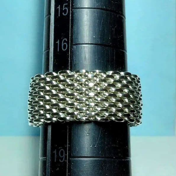 ティファニーサマセットリング 17号～18号　新品仕上げ　ほぼ無傷未使用に近い