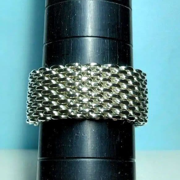 ティファニーサマセットリング 17号～18号　新品仕上げ　ほぼ無傷未使用に近い