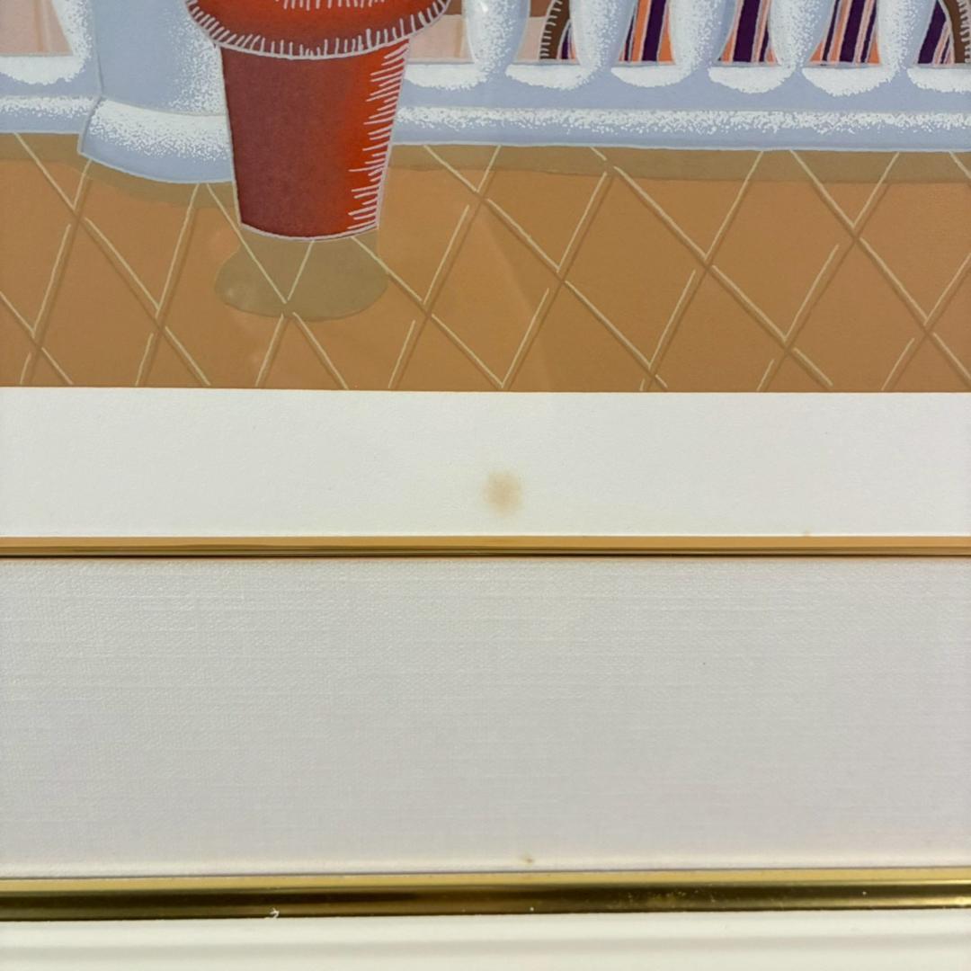 トーマス・マックナイト「ヴィラデルマーレ」シルクスクリーン 直筆サイン入り