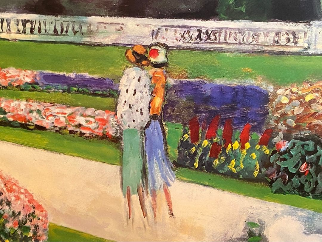 カシニョール 庭園 額縁 アート インテリア