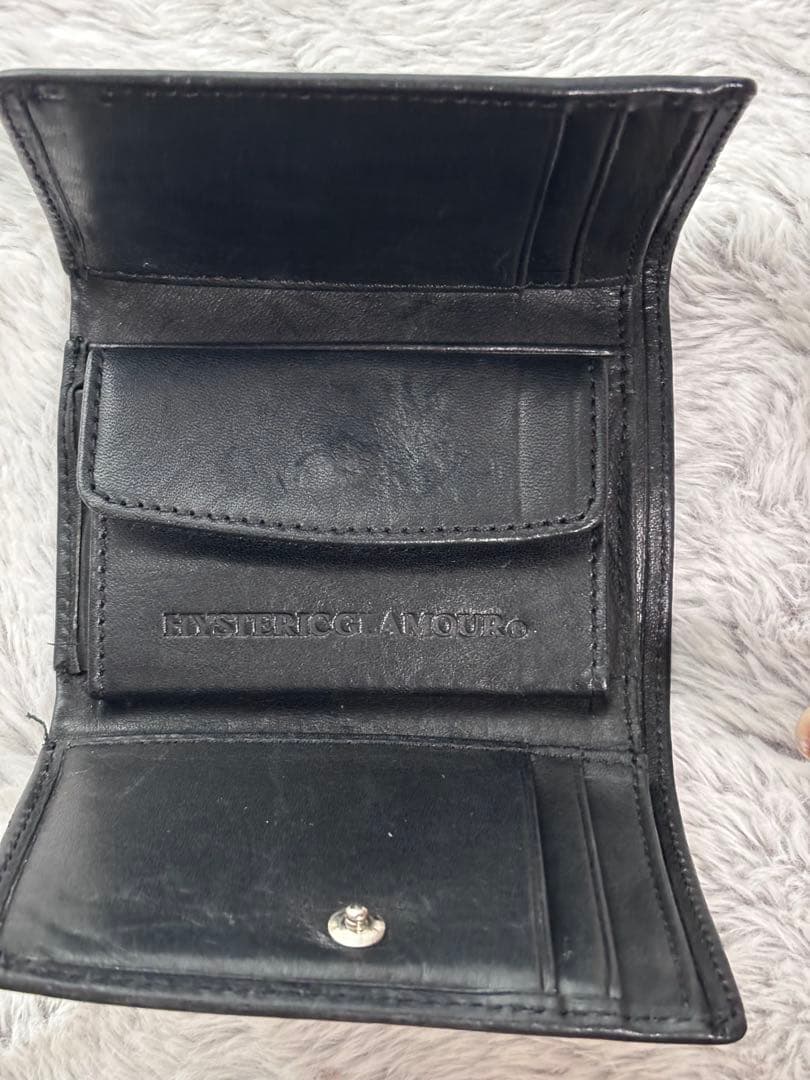 HYSTERIC GLAMOUR スタッズ三つ折り財布