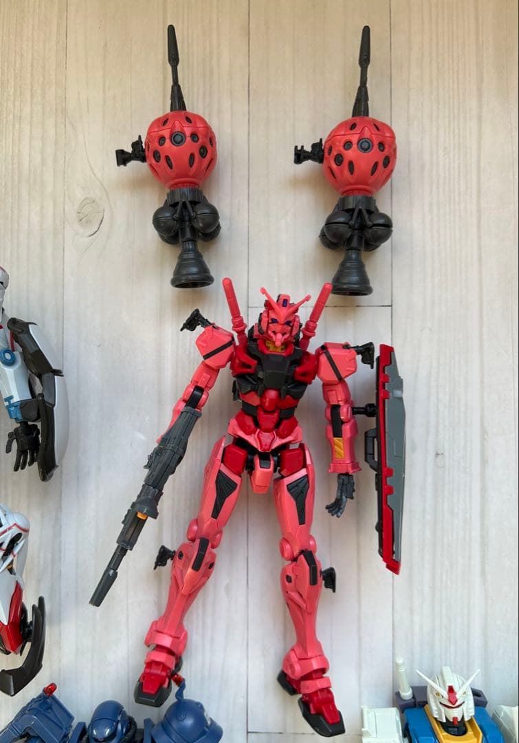 機動戦士ガンダム　HG ジークアクス　ガンプラ 赤いガンダム　ゲルググなど