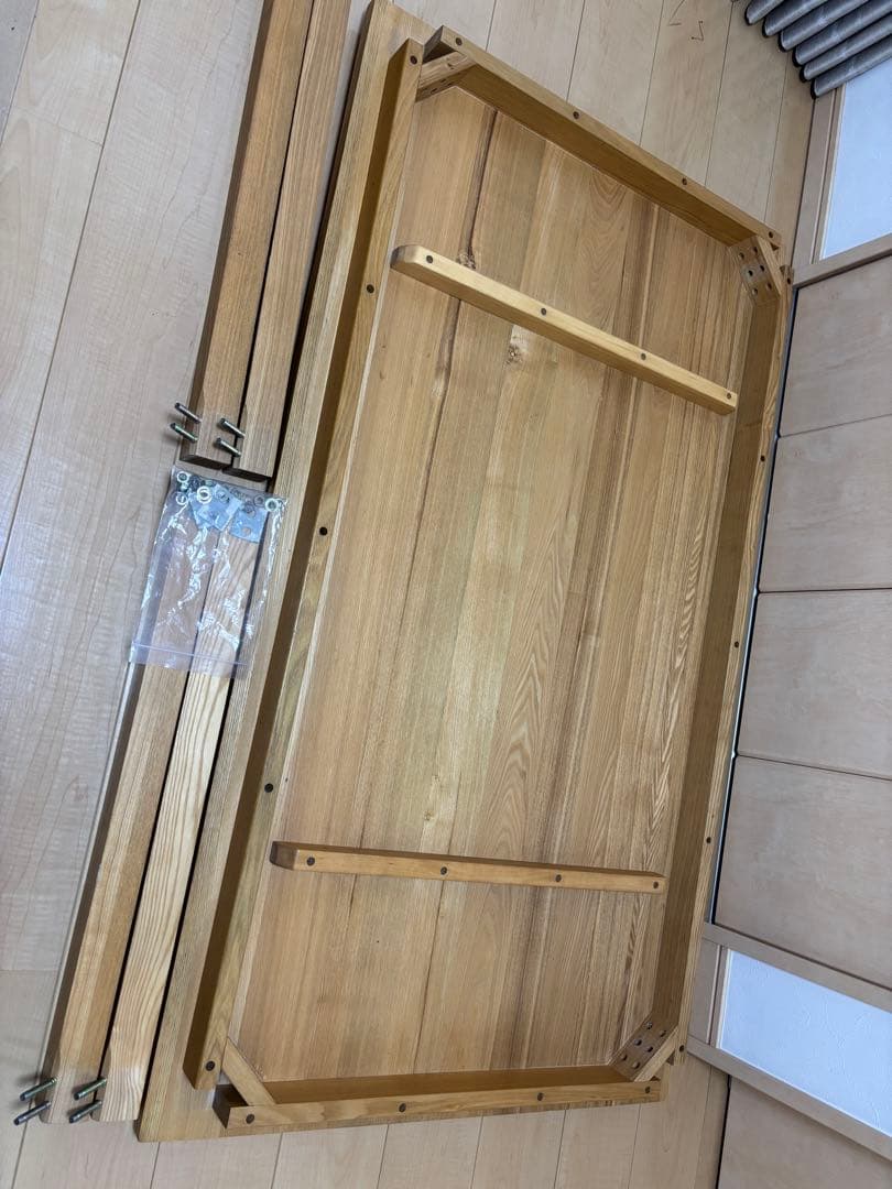 無印良品　タモ材　ダイニングテーブル