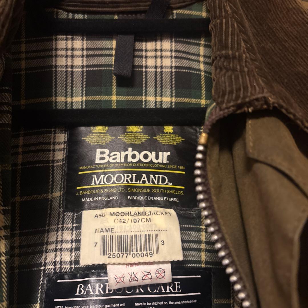 Barbour Moorland Jacket C12/107cm オリーブ