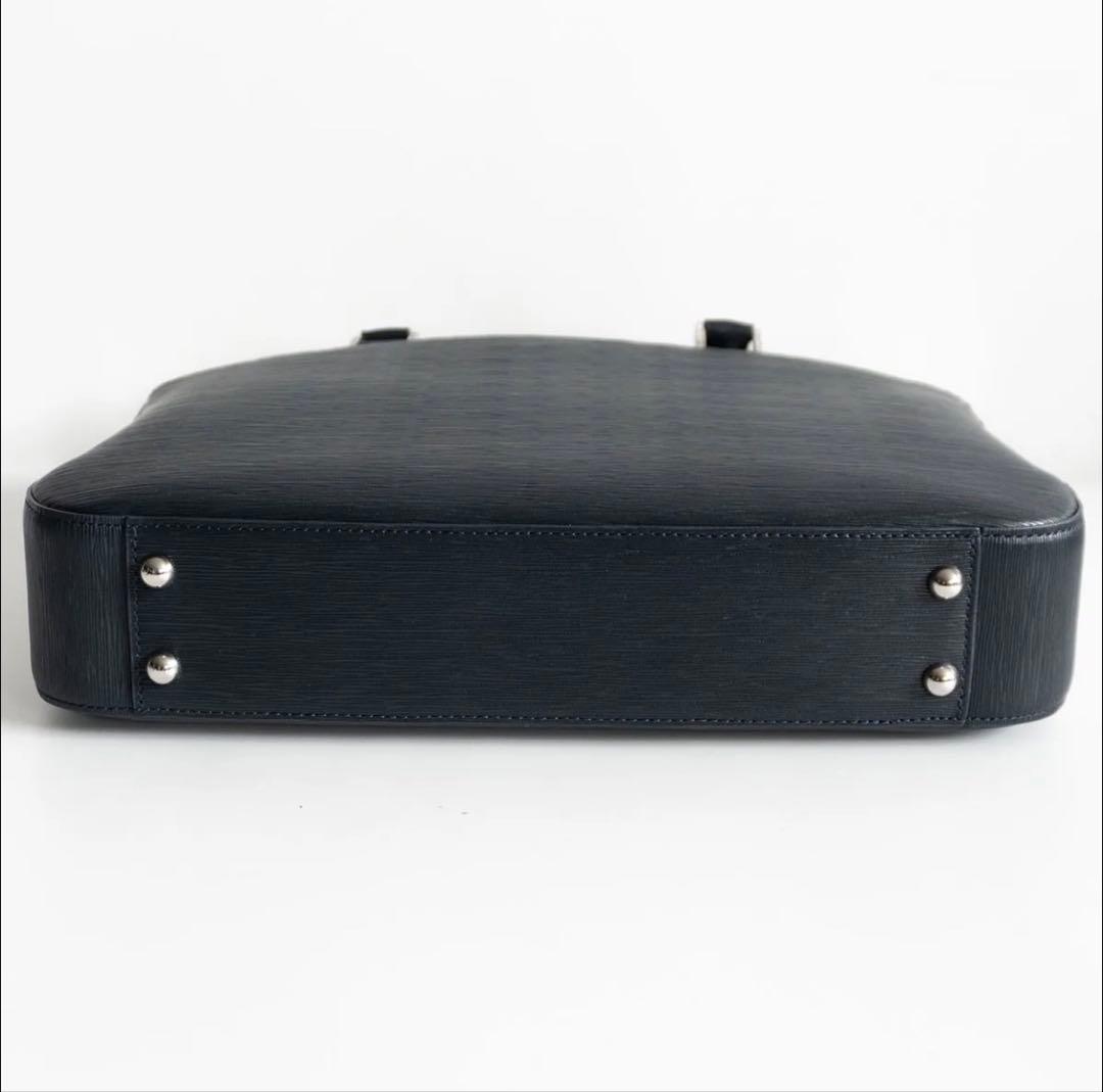 PELLE MORBIDA ネイビー ビジネスバッグ ペッレモルビダ