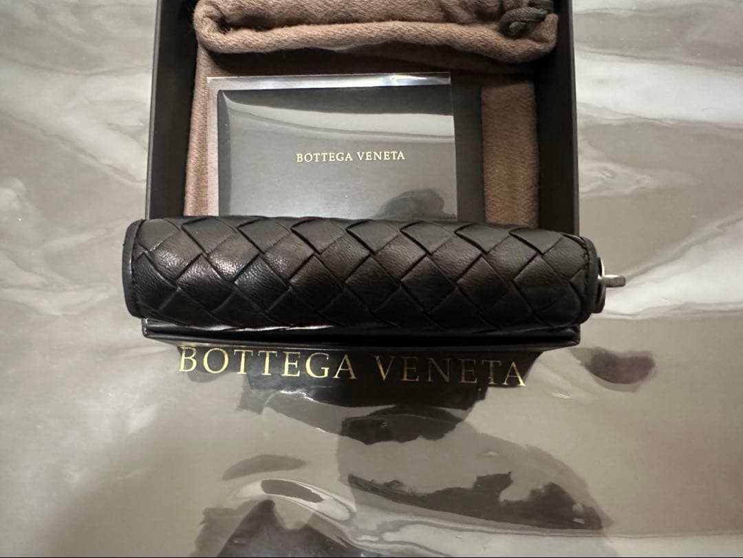 【付属品付】ボッテガヴェネタ イントレチャートケース/ラム/黒1️⃣✨✨